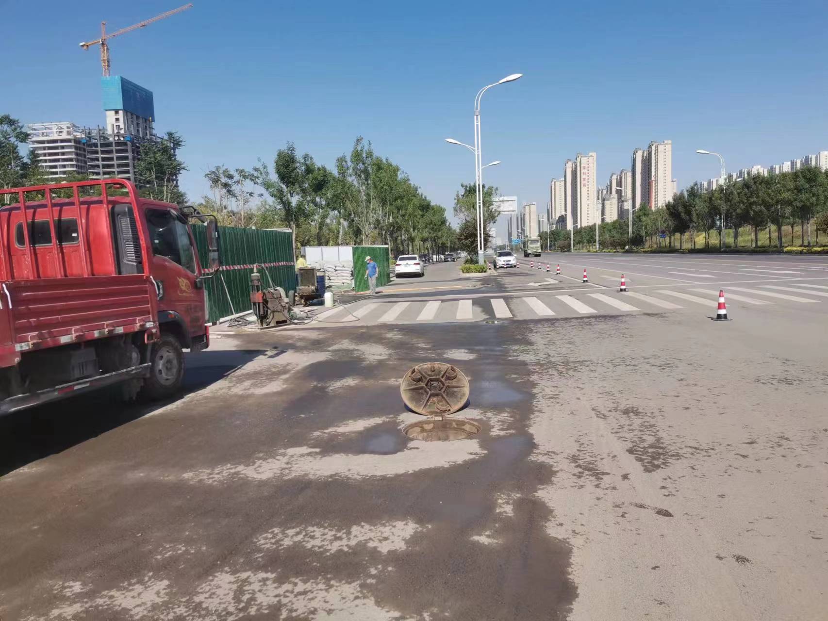 站前路面地基沉降注浆